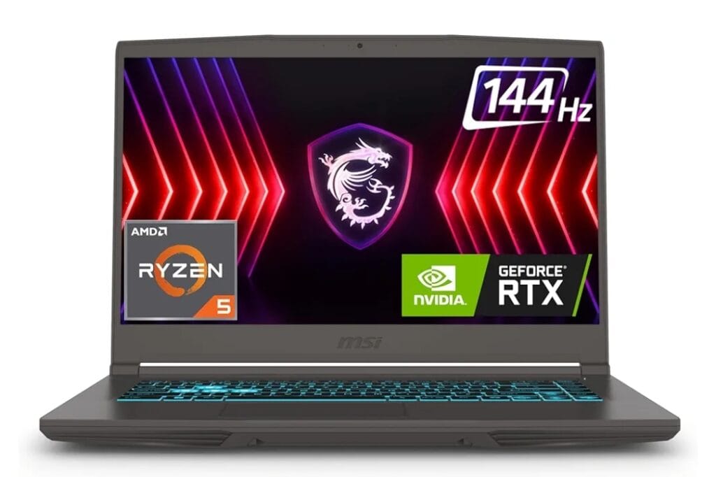 MSI Thin A15 gaming laptop , best gaming laptop under 60k, gaming laptop under 60k, Msi laptop, gaming laptop, top 5 Best gaming laptop under 60k,