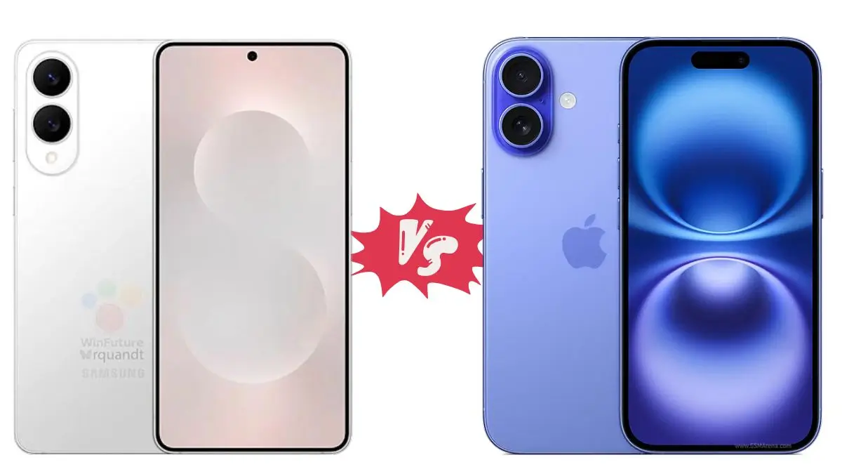 Samsung S25 Edge vs iPhone 16 comparison – ultra-thin design vs premium performance flagship battle