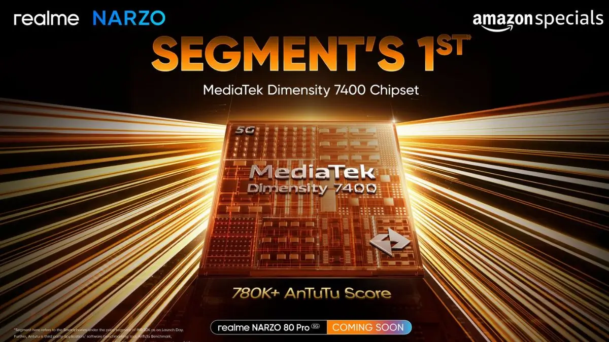 Realme Narzo 80 Pro Antutu Score , Realme Narzo 80 Pro Antutu Benchmark score,