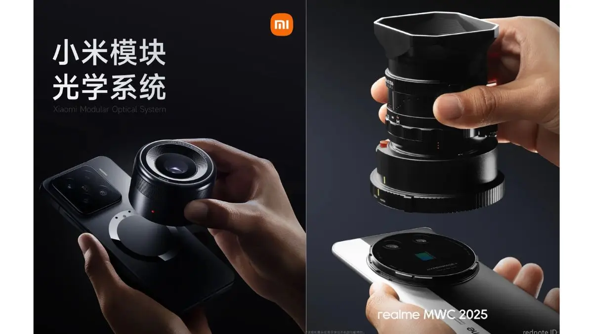 Xiaomi Modular Optical System,Realme interchangeable lens phone,Interchangeable lens smartphone, Xiaomi, Redmi,