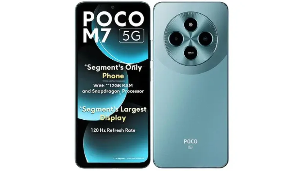Poco m7 5G Specifications, poco m7 Price in India, Poco m7 pros and cons,