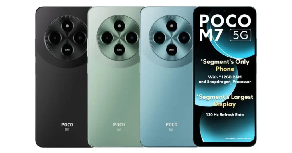 Poco m7 5g Specifications, poco m7 Price in India, Poco m7 pros and cons,
