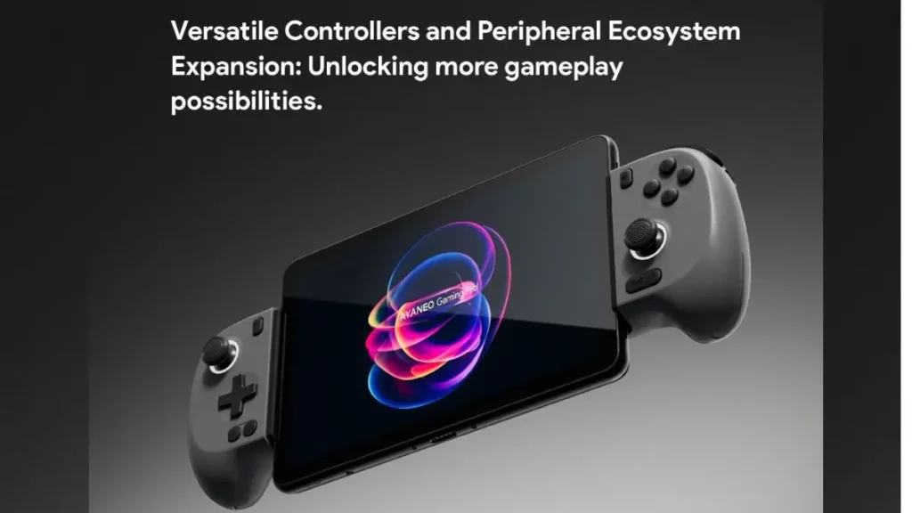 AYANEO Gaming Pad with advanced turbo fan cooling system."