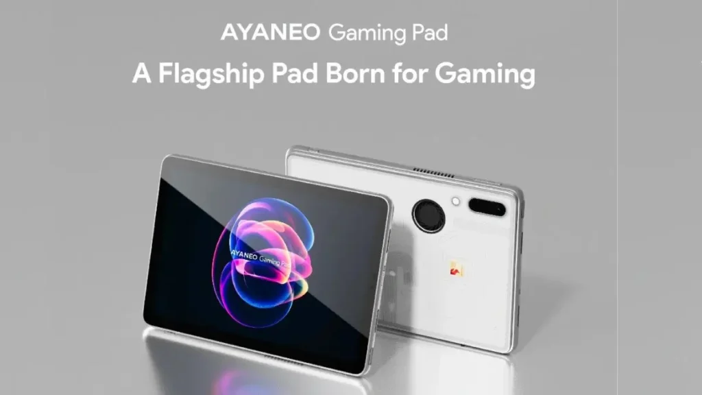Close-up of the AYANEO Gaming Pad design.