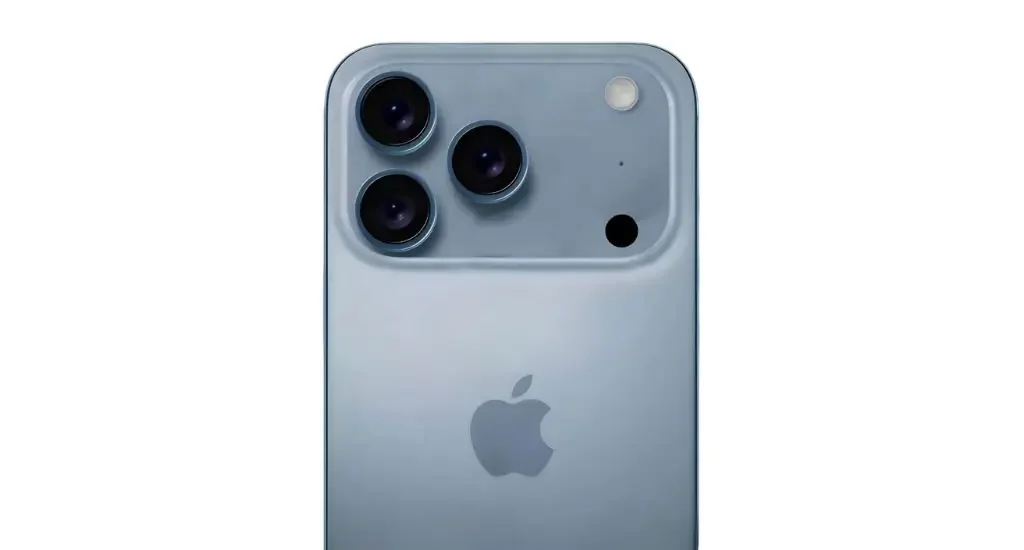 iPhone 17 Pro Colors in Sky Blue color with refined titanium finish
