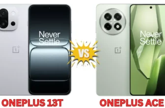 OnePlus 13T vs OnePlus Ace 5 comparison – compact vs performance flagship smartphone 2025