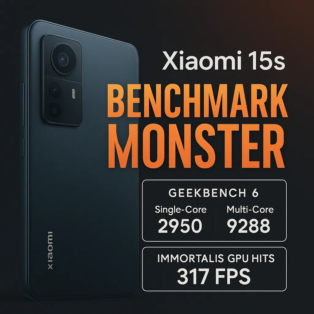 Xiaomi 15s Benchmark, Xiaomi 15s antutu score, Xiaomi 15s aantutu