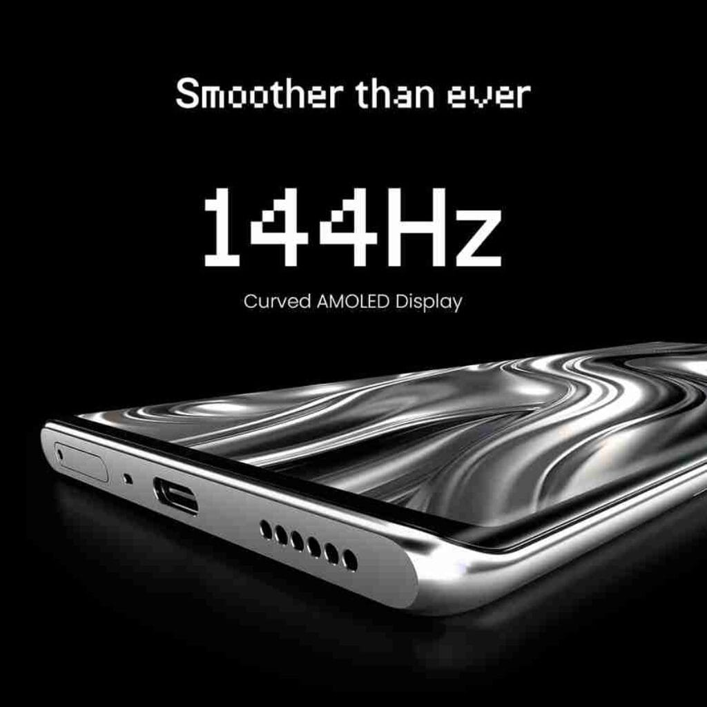 Tecno Pova Curve 5G Stunning 144Hz Curved AMOLED Display