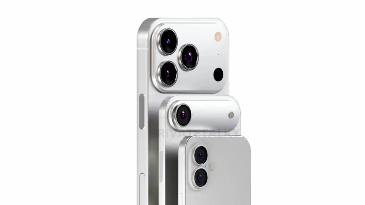 iPhone 17 Series Showing 3 model pro plus and Air