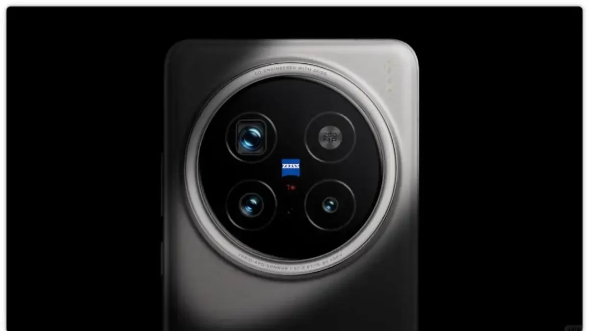 Infographic of vivo X300 Pro specs including Dimensity 9500 and Sony LYT-828 sensor