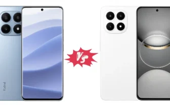 Redmi Note 15 Pro vs Redmi Note 15 Pro+ front and back design comparison in high quality render"