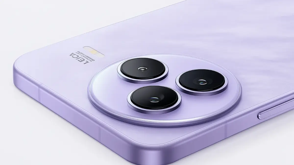 Xiaomi Civi 6 leak showing lavender design with Leica 200MP triple-camera module and premium build"