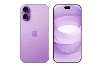 “Purple iPhone 17 front and back with dual cameras and Dynamic Island, highlighted for iphone 17 Price in india & Global coverage.”