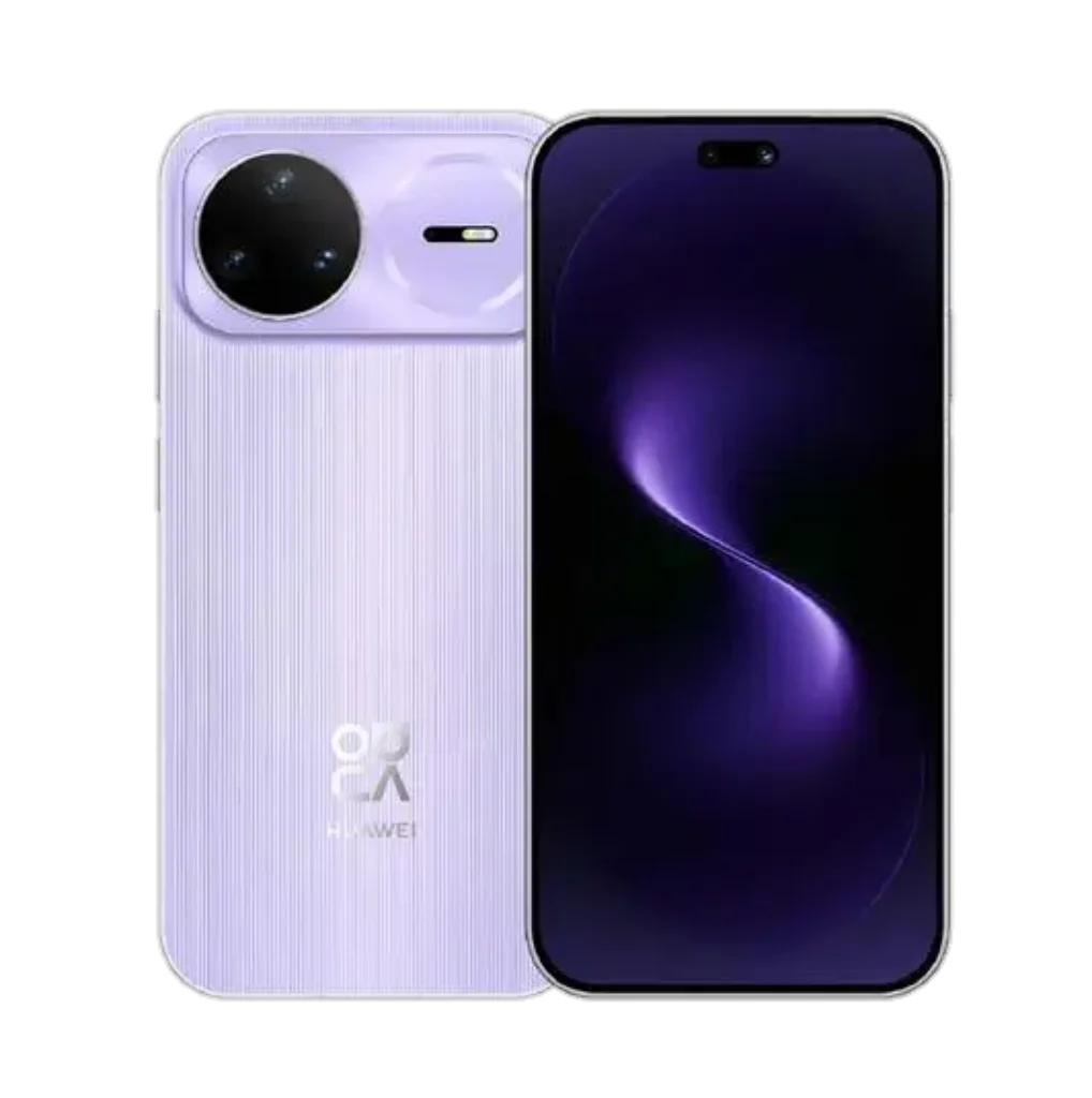 Huawei Nova 15 Pro smartphone shown in light purple color,