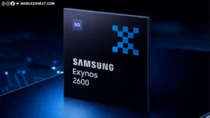 Samsung Exynos 2600 2nm GAA mobile processor image showing next-generation flagship smartphone SoC design