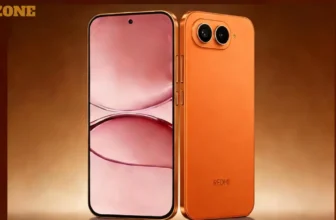 Redmi Turbo 5 Max orange color variant showing slim flat-frame design