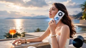 Huawei Mate 80 GTS smartphone with visible cooling fan design