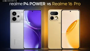 Realme P4 Power vs Realme 16 Pro comparison with 10001mAh battery and 200MP camera