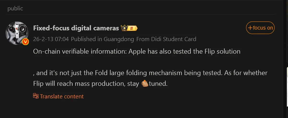 iPhone Fold leak , iPhone Fold leak details