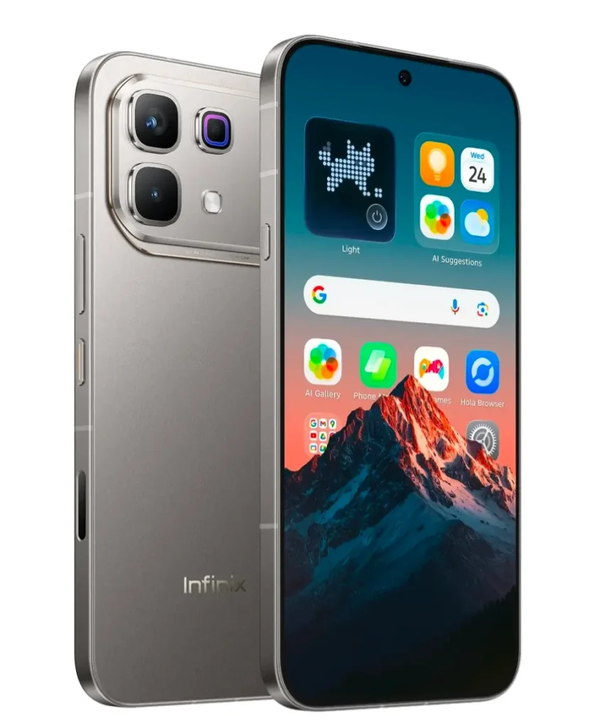 Infinix Note 60 Pro Showing Front and back Design 