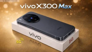vivo X300 Max leaked design with circular ZEISS camera module and 5G branding